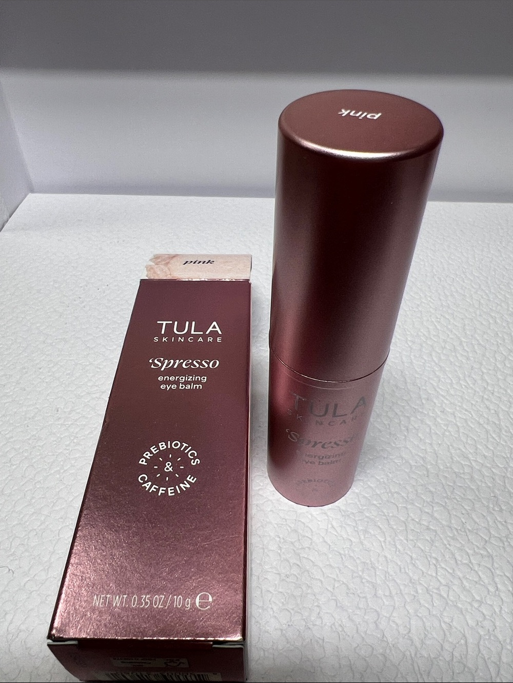 Tula ‘Spresso Iced' Energizing Eye Balm- Pink